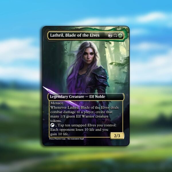 Lathril Blade of the Elves MTG Proxy