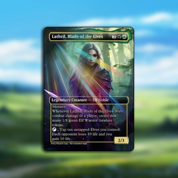 Lathril Blade of the Elves MTG Proxy - Image 7