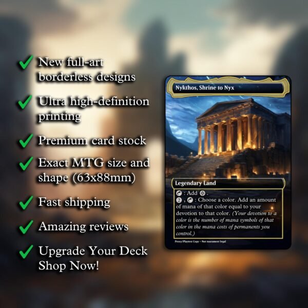 Nykthos Shrine to Nyx MTG Proxy - Image 2
