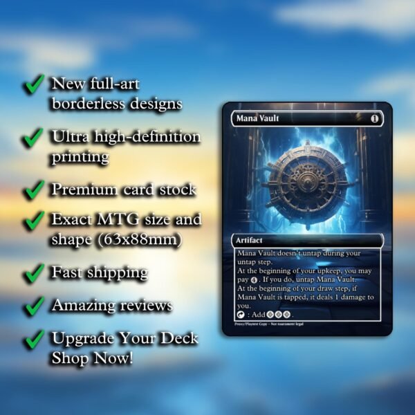 Mana Vault MTG Proxy - Image 2