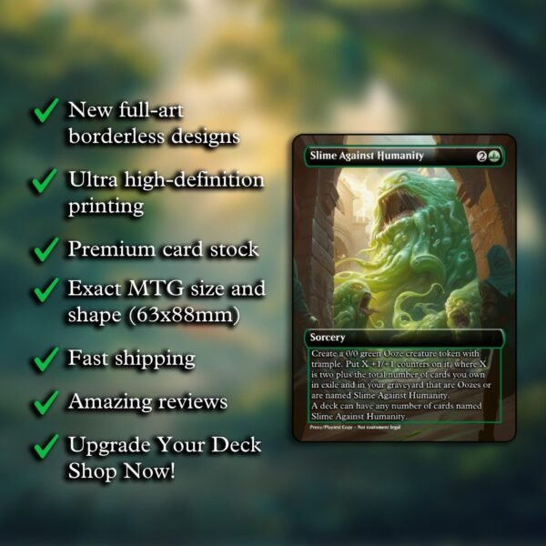 Slime Against Humanity MTG Proxy - Image 2