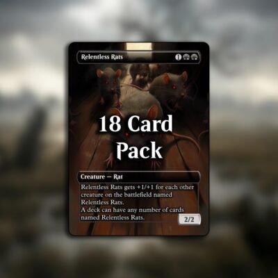 Relentless Rats MTG Proxy