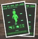 Fallout Pip-Boy Sleeves – Custom Name – 100pk MTG