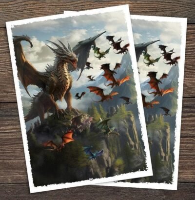 Ancient Dragon King Sleeves – 100pk Custom MTG