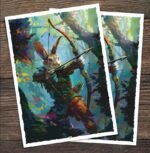 Rabbit Archer Sleeves – 100pk Bloomburrow MTG Sleeves