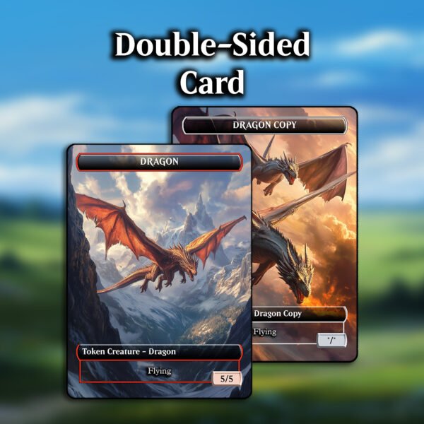 5/5 Dragon Token – Double-Sided Full Art