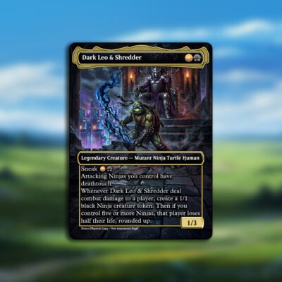 Dark Leo and Shredder