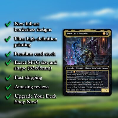 Dark Leo and Shredder