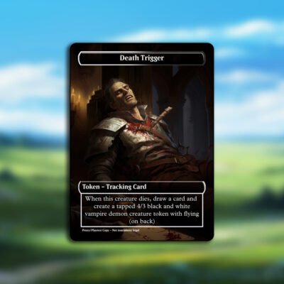 Death Trigger/Vampire Demon Token