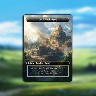 Monarch/City's Blessing Double-Sided Token